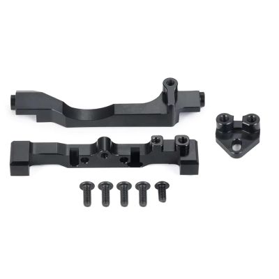 RC Crawlers Models For Axial For SCX10 III For Gladiator Base Camp AXI03027 1/10 Accessories Aluminum Alloy Servo Mounts Model Accessory Assemble(Black)