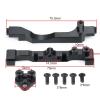 RC Crawlers Models For Axial For SCX10 III For Gladiator Base Camp AXI03027 1/10 Accessories Aluminum Alloy Servo Mounts Model Accessory Assemble(Black) view 2