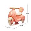12V Kids Ride On Electric Motorcycle Toddler Scooter - 3-Wheel Stable, Parent Remote, Wooden Handle, Dual Motor Soft Start, Anti-Slip Wheels, Bluetooth Lights, ASTM/CPC for 3-6 Years (Pink) view 2