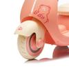 12V Kids Ride On Electric Motorcycle Toddler Scooter - 3-Wheel Stable, Parent Remote, Wooden Handle, Dual Motor Soft Start, Anti-Slip Wheels, Bluetooth Lights, ASTM/CPC for 3-6 Years (Pink) view 3