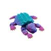 3 d Printed Animals 3D Print Toys Alligator Snapping Turtle Articulated Mouth 17.6x8.6cm/6.9x3.4in Articulated for Stress Relief Home Office Decompression Decor Executive Desk Toys-Rainbow view 1