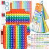 Addition Flash Cards + Multiplication Flash Cards + Math Board, Math Flash Cards & Chart, Times Table Manipulatives for Preschoolers 3rd,4th,5th,6th Grade view 1