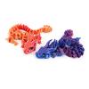 3-d Printed Dragon 3D Printed Animal Great Horned Dragon 309.5cm/11.83.7in Articulated for Home Office Executive Desk Decoration Surprise Fantasy Gifts-Neon City view 2