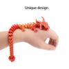 3-d Printed Dragon 3D Printed Animal Great Horned Dragon 309.5cm/11.83.7in Articulated for Home Office Executive Desk Decoration Surprise Fantasy Gifts-Neon City view 4