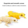 3D Printed Stuff 3D Prints Gecko 15cm/5.9in for Stress Relief Home Office Decompression Decor Executive Desk Toys-Fattail Honey Orange view 3