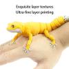 3D Printed Stuff 3D Prints Gecko 15cm/5.9in for Stress Relief Home Office Decompression Decor Executive Desk Toys-Fattail Honey Orange view 4