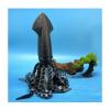 3D Printer Toys Fidget Animals Deep Sea Squid 32cm/12.6in Articulated for Home Office Executive Desk Decoration Surprise Fantasy Gifts-Black Silver view 1