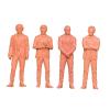 blloocod 4 Pieces Miniature Suit Wearing Man Crafts Collectibles Businessman Figure Model for Fairy Garden Dioramas Desktop Decoration- 2.8cm view 1