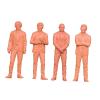 blloocod 4 Pieces Miniature Suit Wearing Man Crafts Collectibles Businessman Figure Model for Fairy Garden Dioramas Desktop Decoration- 2.8cm view 2