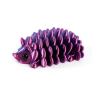 3D Toys 3D Printed Mini Animals Pinecone Hedgehog 7.5cm/3in Articulated for Home Office Executive Desk Decoration Surprise Fantasy Gifts-Laser Purple view 1