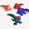 3-d Printed Animals 3D Prints Gecko 11*4cm/4.3*1.6in Articulated for Home Office Executive Desk Decoration Surprise Fantasy Gifts-Dark Red view 2