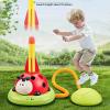 Musical Jump Toys, Ladybug Rocket Jumper, Interactive Children Play Set, Easy Remote Activity, Safe Bounce Mechanism, Excellent Outdoor Entertainment Equipment, Child Use Garden Patio view 3
