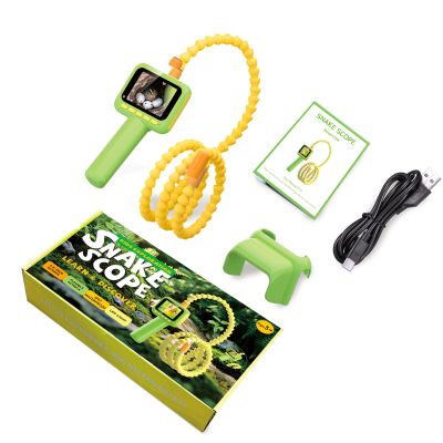 Denash Borescope Camera, 2.8 Inch Screen Outdoor Exploration Tool with 8 LED Lights, Borescope Snake Camera for Nature Science Outdoor Adventure