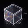 10x Mini Acrylic Display Case Organizer, Clear Container Cube for Dolls Toys Collectibles Crafts Protection, Multiuse Retail- 4.5x4.5x4.5cm view 4