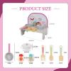 Playset Cooking Simulation Fine Motor DIY Model Preschool Kindergarten Educational Handcraft Pretend Play Kitchen Toy Set- Set a view 3