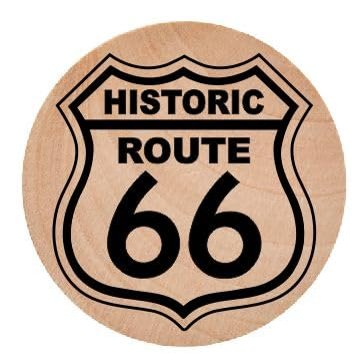 Historic Route 66 Wooden Nickel Collectible WN15
