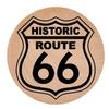Historic Route 66 Wooden Nickel Collectible WN15 view 1