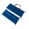 blloocod Mahjong Rack Storage Bag Double Layer Velvet Carrying Case with Handle 24.41x9.06 inch Navy Blue for Travel Game Nights view 4