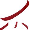 Rear Trunk Spoiler Lip for Hellcat Style Aerodynamic Accessory Replacement for Charger 11-18 (Red) view 3