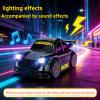 2.4G Remote Control Car for Kids - Follow Mode & Escape Mode RC Car with 360 Drift, LED Lights & Sound Effects, RC Racing Toy for Boys Girls (White/Black) (White) view 4