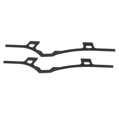 2Pcs Carbon Fiber Chassis Rails 1/10 RC Crawler for Capra SCX10 III for TRX4 confident