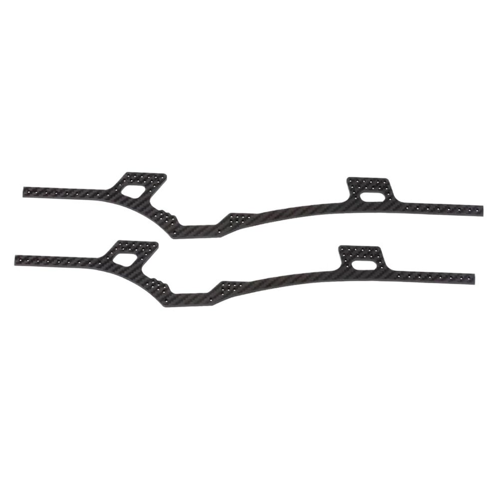 2Pcs Carbon Fiber Chassis Rails 1/10 RC Crawler for Capra SCX10 III for TRX4 confident