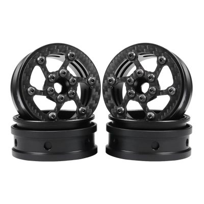 2.2 Inch Wheels Rim for 1/8 1/10 RC Crawler for SCX10 for TRX4 confident(4PCS B)