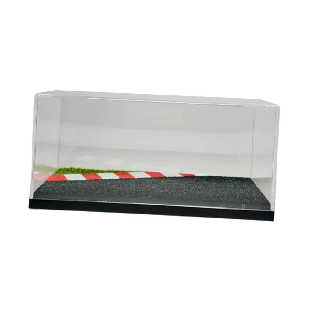 1/64 Diecast Car Parking Lot Display Case - Realistic Scene Diorama for Alloy Model Cars & Tiny Figures Storage Organizer