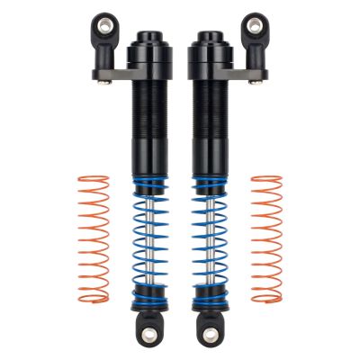 80-100mm Shock Absorbers Adjustable Oil Filled 1/10 RC Crawler for Axial SCX10 SCX10 II for TRX4 Aluminum Alloy Dampers confident(BLACK)