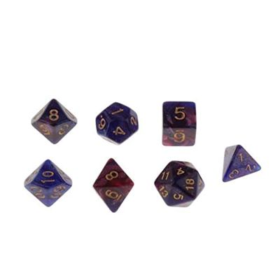2X 7 Polyhedral Dice Set D4 D6 D8 D10 D12 D20 for DND RPG MTG Tabletop Board Games