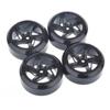 4 Pieces 1/10 RC Plastic Wheel Rims Compatible with HSP HPI Kyosho On Road Car, 54mm Outer Diameter, 12mm Hex Adapter view 3