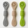 3-Pack Silicone Baby Feeding Spoons  Soft BPA-Free Infant & Toddler Training Spoons for Baby view 3