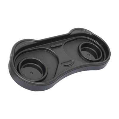 AlluraPet Universal Snack Tray for Stroller Cup Holder, Professional Spacious Gripper Handrest Dish with Phone Holder, 15.75x7.48 Inch