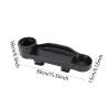 AlluraPet Universal Stroller Snack Tray with Bottle Holder, Multi-Functional Black Handrest Dish for Phone, Cup, and Snacks, 15.35x5.12x6.30 inch view 3