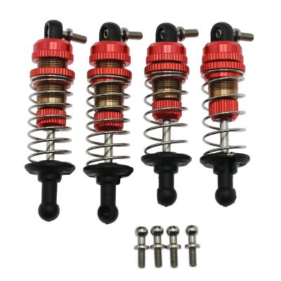4Pcs Front Rear Shock Absorber Kit Compatible with UDI1601 UD1602 UD1603 UD1604 UD1607 SG1603 SG1604 1/16 RC Car Accessories Parts