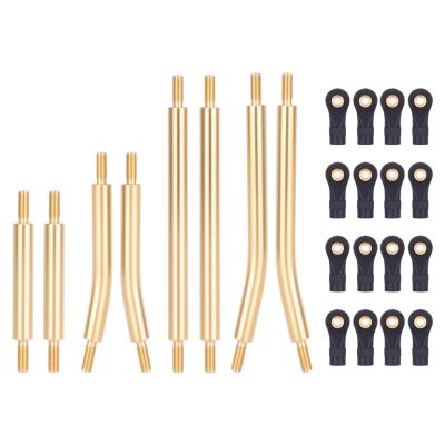 8PCS Brass High Clearance Link Set, Chassis Steering Links for TRX4M 1/18 RC Crawler Parts & Accessories confident
