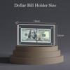 10Pcs Dollar Bill Frame Display Acrylic Dollar Bill Holder 3.9X7.8Inch for Dollar Bill Display Case Magnet Currency Display Frame Self Standing for Money Ticket Picture Photos (10) view 3