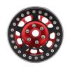 2Pcs RC Wheel Hub, Aluminum Alloy High Wear Resistance CNC Machining 1.9in Remote Control Car Wheel Hub, Durable Replacement for AXIAL SCX10 90046 D90 Hsp Redcat Tamiy (Red) view 4