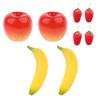 8pcs Fruit Shaker Musical Maraca Rattles for Kids Strawberry Banana Percussion Instrument Toy for Children Classroom Home Party view 1