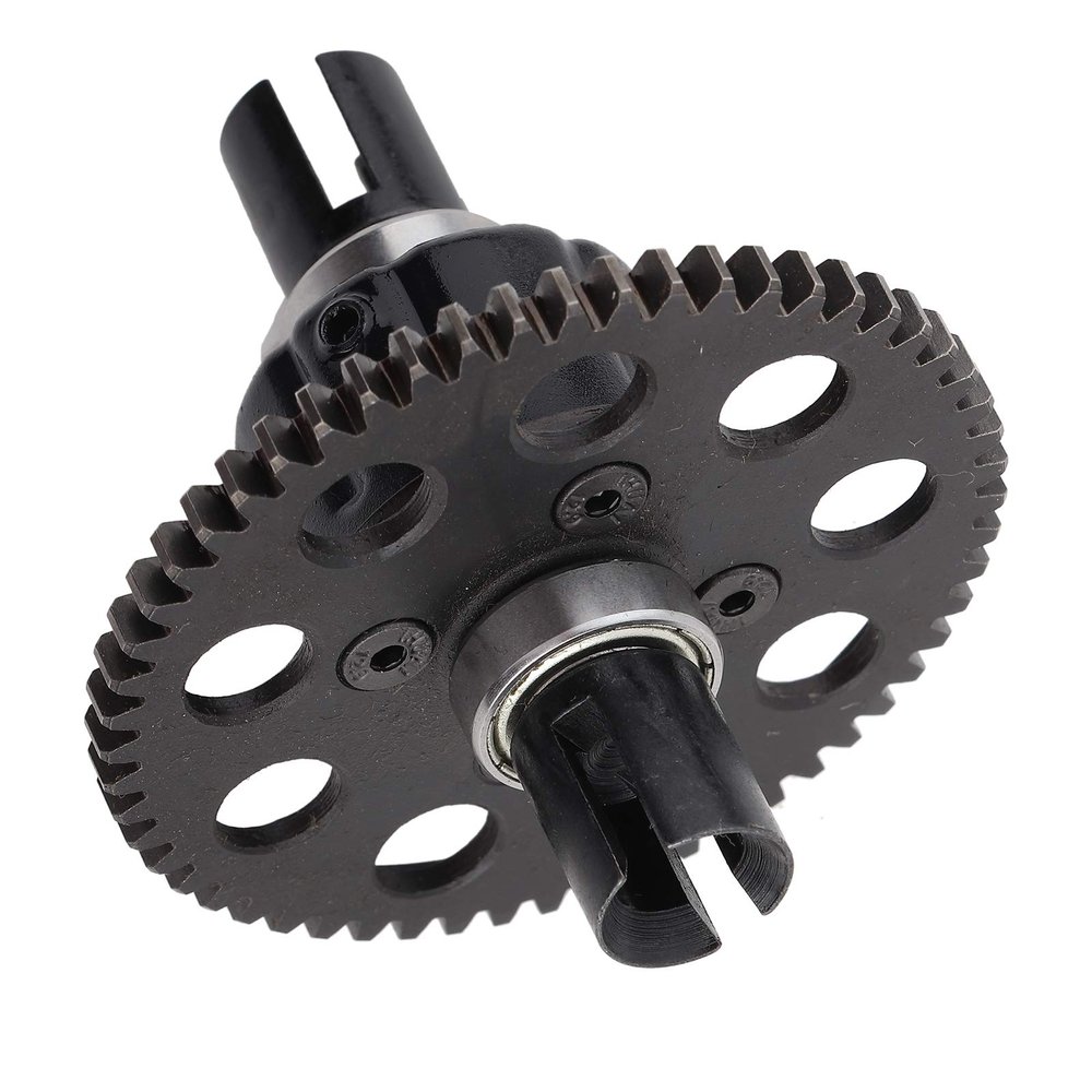 56T 1.0Mo Middle Differential Gear, RC Center Differential for ZD Racing 8156 / Truggy 1/8 RC Car, Steel Gear Construction with Durable Metal and Plastic, High Performance Replacem