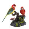 getuse Simulated Sound Activated Bird Toy Electric Induction Bird Voice Control Toy with Pen Holder, Realistic Parrot Decoration for Desk view 3