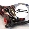 2X RC Car Drive Shaft Set Accessories Easy to Install Assembly Steel Parts for 1/10 Fighter DT04 58741 Rear CVD view 2