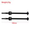 2X RC Car Drive Shaft Set Accessories Easy to Install Assembly Steel Parts for 1/10 Fighter DT04 58741 Rear CVD view 4