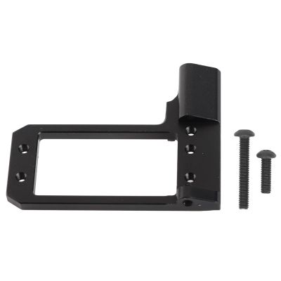 1/10 RC Servo Mount Low Center for Phoenix F10 VP, Aluminum Alloy 4 Link Adapter, Precise Control Upgrade with Enhanced Durability, Optimized Design for Improved Stability and Corn (Black)