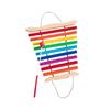9 Tone Handy Chime Xylophone Wooden Kids Musical Instrument with Mallet for Preschool Children Educational Learning Toy 12.99x14.17 inch view 1