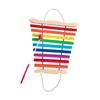 9 Tone Handy Chime Xylophone Wooden Kids Musical Instrument with Mallet for Preschool Children Educational Learning Toy 12.99x14.17 inch view 2