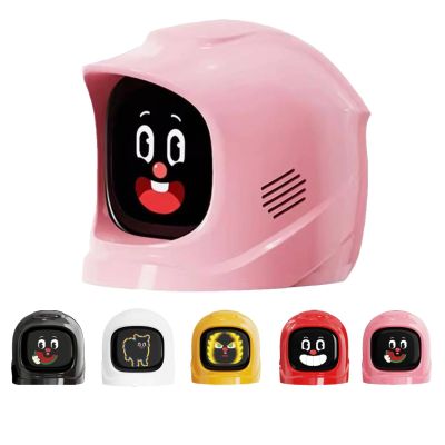 Car Robot Dashboard Smart Car Emotional Companion Decoration with Animated Expressions, Cute AI-Inspired Dashboard Buddy for Mood Boost & Interior Style (Pink)