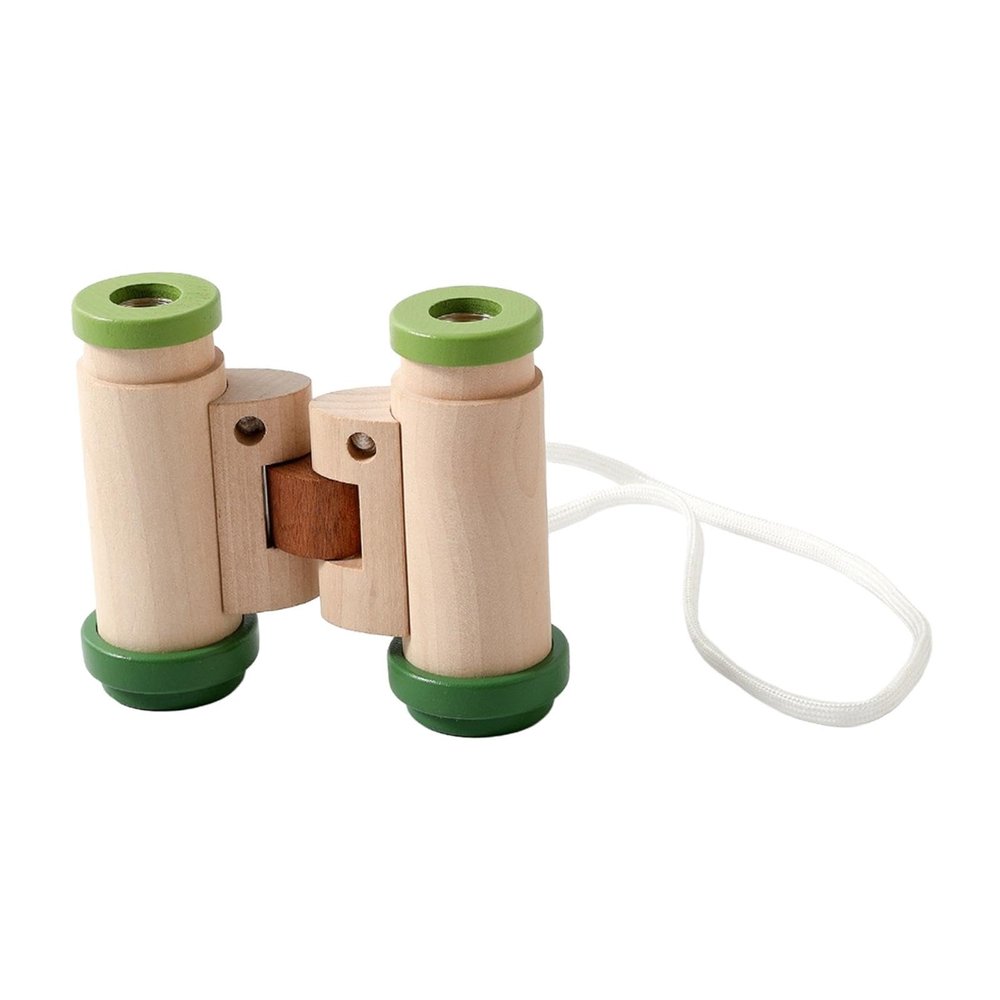 Binoculars for Kids Nature Exploration Toy with Lanyard, Wooden Shockproof Telescope for Bird Watching, Hiking, Concerts & Outdoor Sports