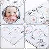 ARTSEWPLY 12 Months Photo Frame Growth Record Keepsake Frame for Newborn with White Display Rack for First Year Pictures and Birthday Memories view 3