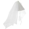 TOPPERFUN Sequins Cone Hat with White Tulle for Adjustable Birthday Party Princess Photo Prop view 1